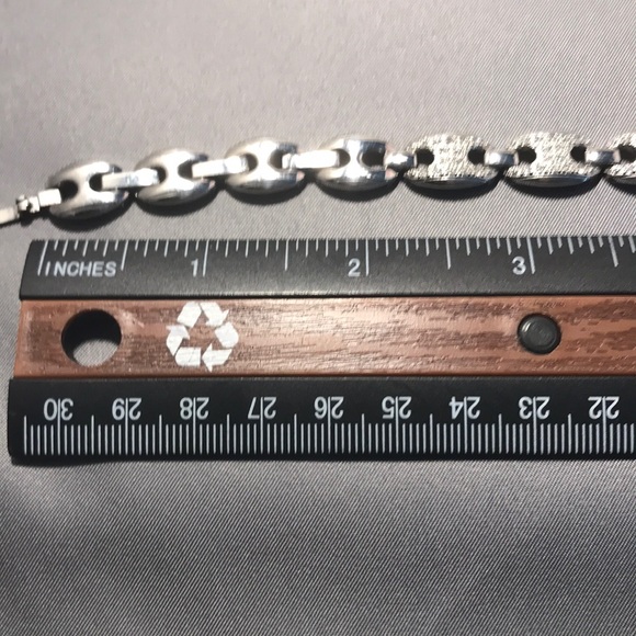 Fossil wrist watch silver euc ladies 💎 diamonds - Picture 7 of 9